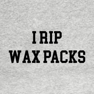 I Rip Wax Packs - Black Lettering T-Shirt